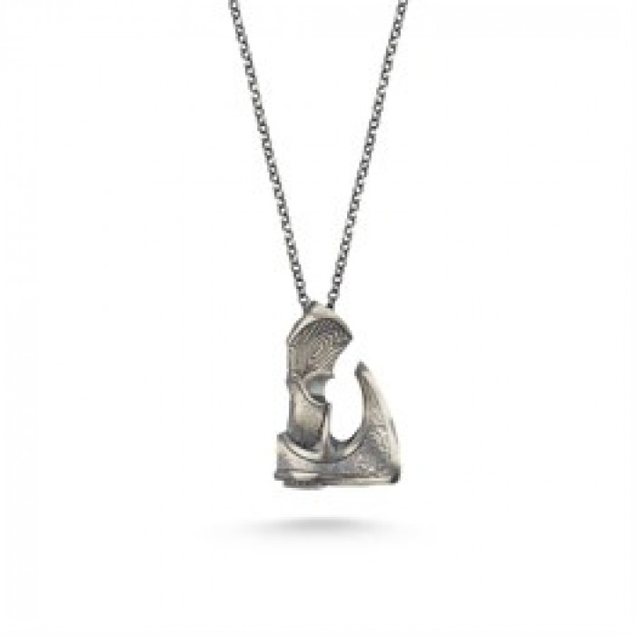 Special Design Ax Silver Necklace